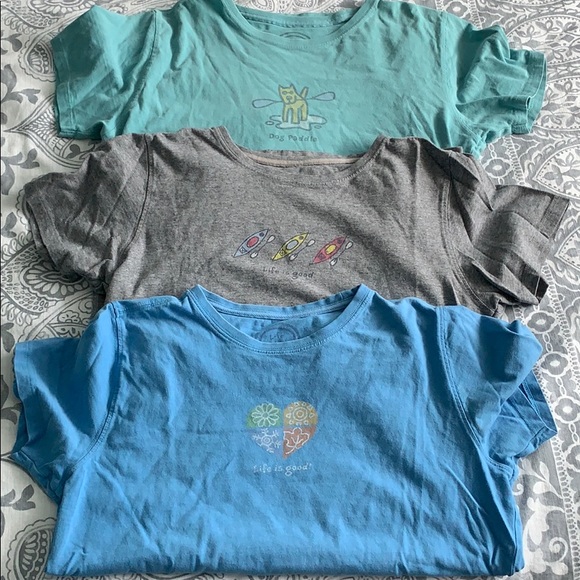 Life Is Good Tops - Life is Good t-shirt bundle Life Is Good Tops - Life is Good t-shirt bundle